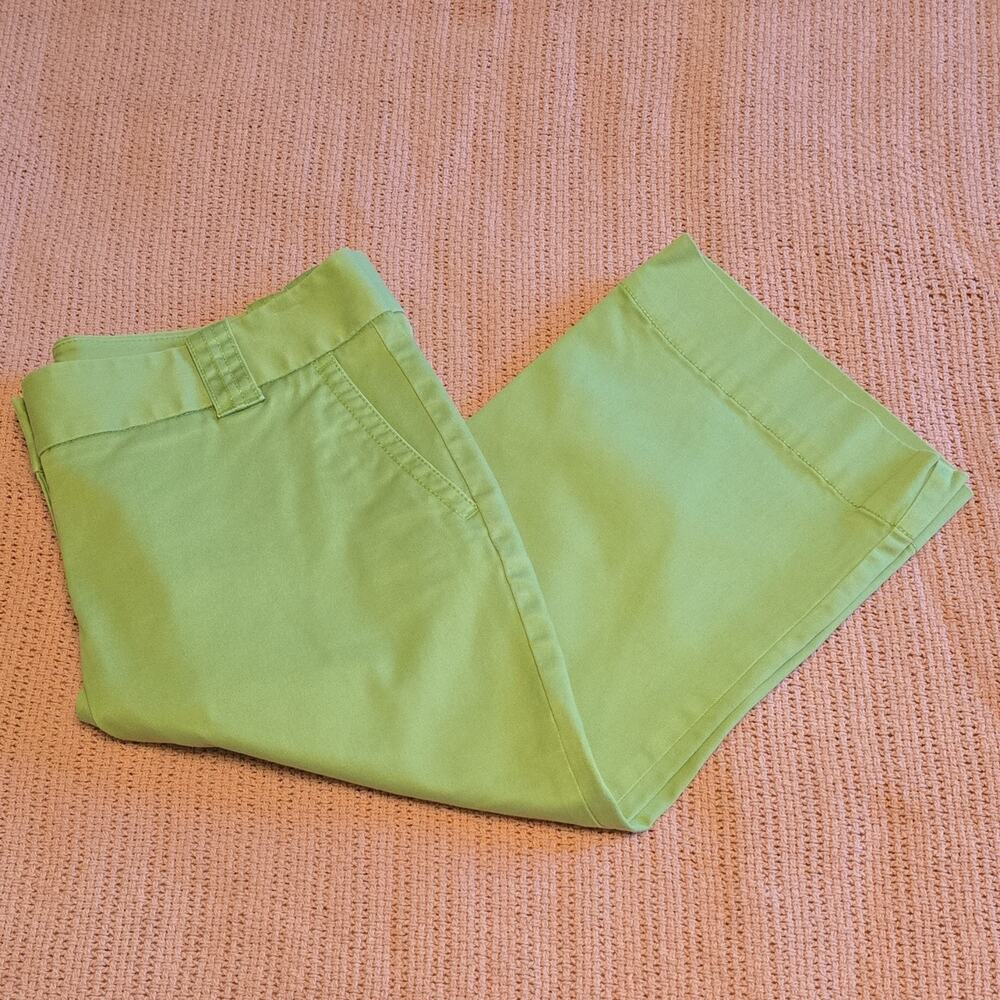 J.Crew Favorite Fit Women's Size 6 Chino Capris Stretch Pockets